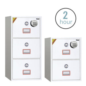 Multifile GDF Two Hour Fire Rated Filing Cabinets - Digital and Key Lock